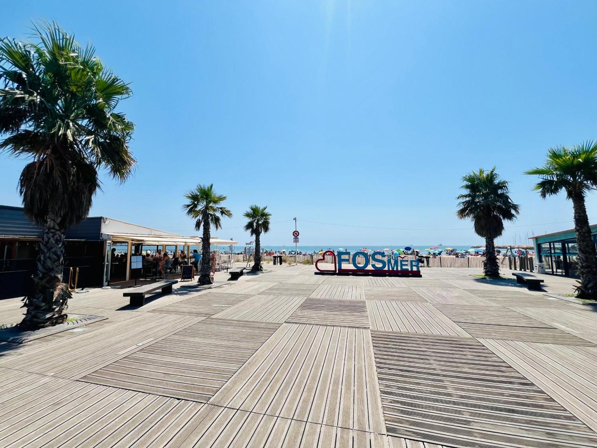 Perle Du Rivage - Plage 50M, Clim, Wifi, 2 Pers Fos-sur-Mer Exterior foto